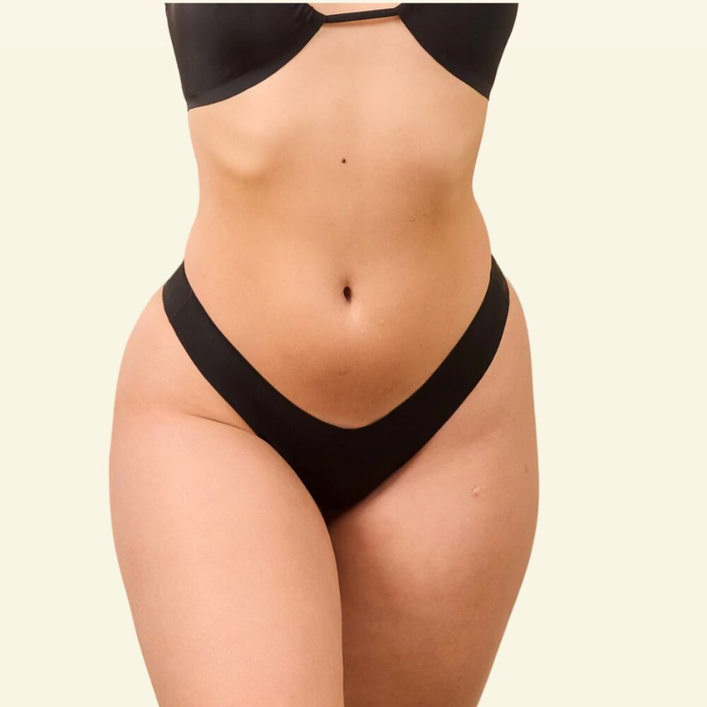 NWT! OneWith Swim Merritt Cheeky Bikini Bottom Abyss Sz. Small